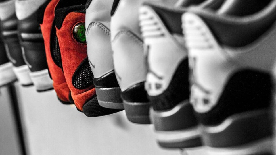 jordan sneaker close up