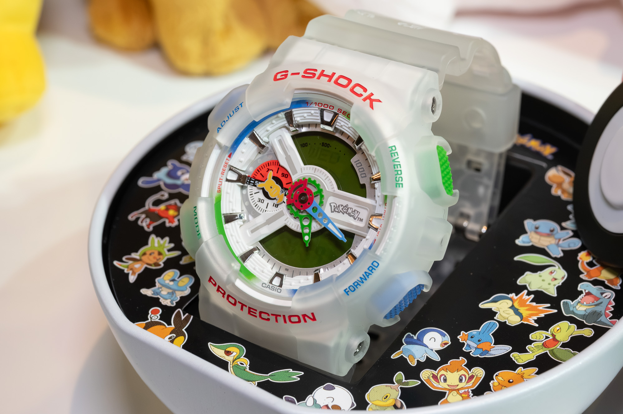 ポケモン × G-SHOCK 30周年記念 GA-110PKM-7AJR 公式画像(Impress Watch掲載)